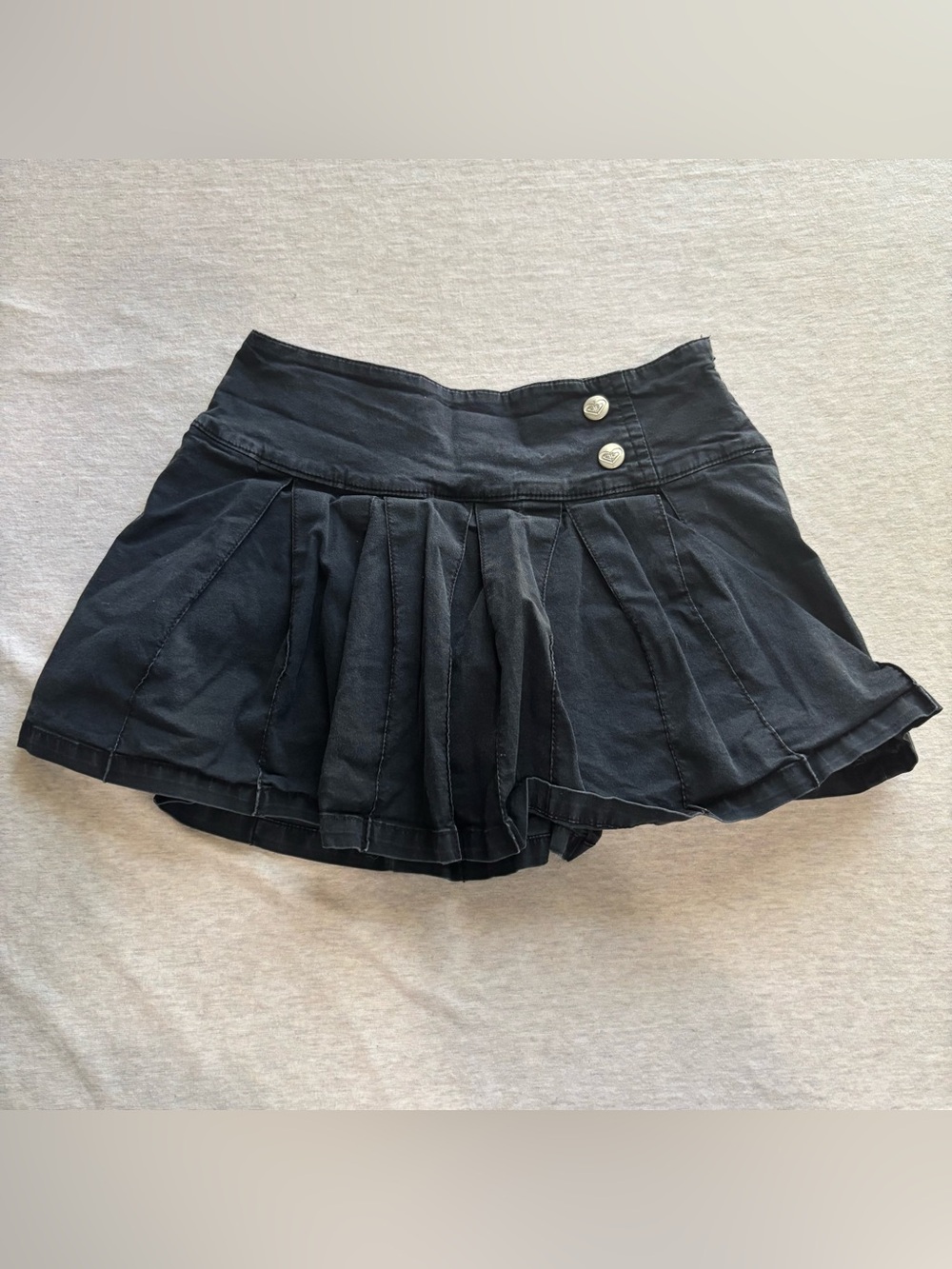 Roxy Girl Navy Pleated Skort Girls Size 8 Y2K Sporty Tennis Mini Skirt